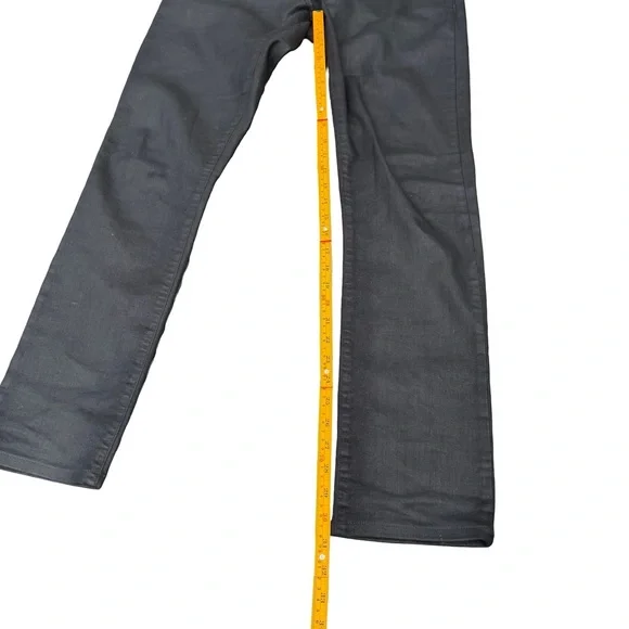 Saint Laurent D02 Waxed Oiled Slim Fit Jeans - Picture 6 of 10